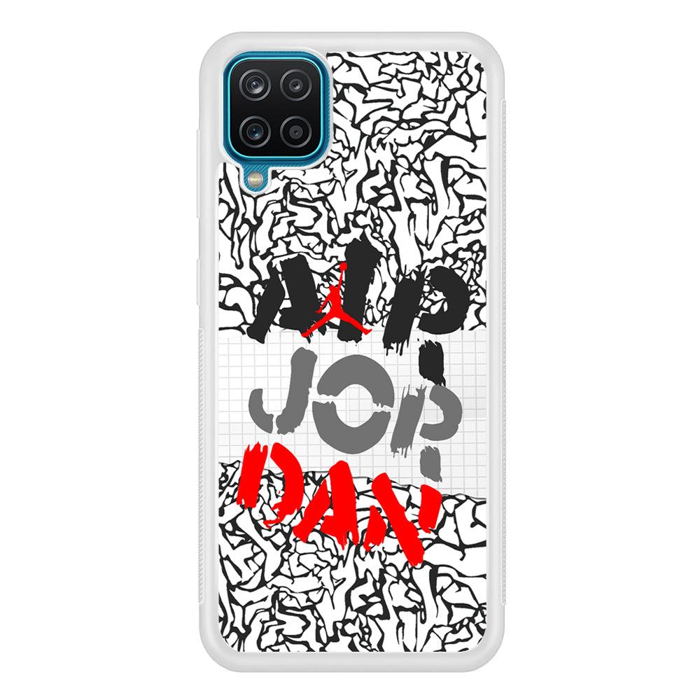 Air Jordan Drop The Paintbrush Samsung Galaxy A12 Case-Oxvistore