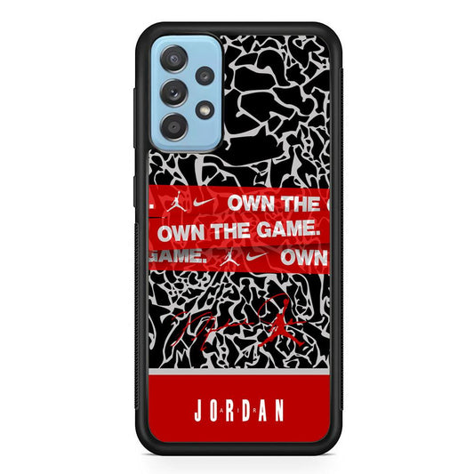 Air Jordan Element of The Game Samsung Galaxy A72 Case-Rubber Black (2D Case)-Oxvistore