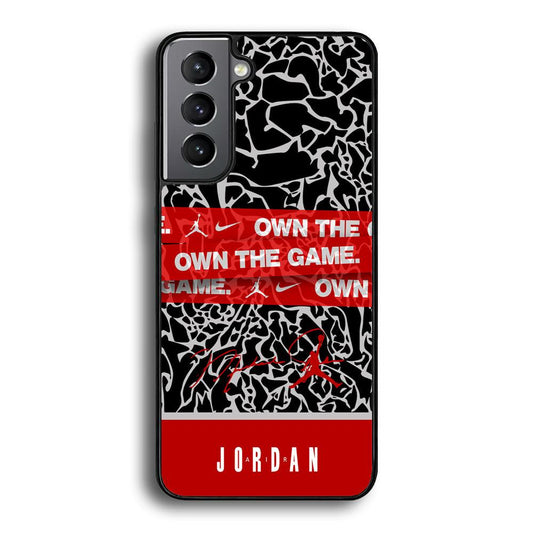Air Jordan Element of The Game Samsung Galaxy S22 Plus Case-Rubber Black (2D Case)-Oxvistore