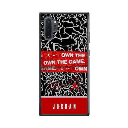 Air Jordan Element of The Game Samsung Galaxy Note 10 Plus Case-Oxvistore