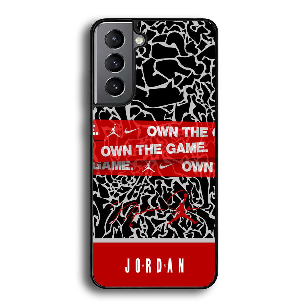 Air Jordan Element of The Game Samsung Galaxy S23 Plus Case-Rubber Black (2D Case)-Oxvistore