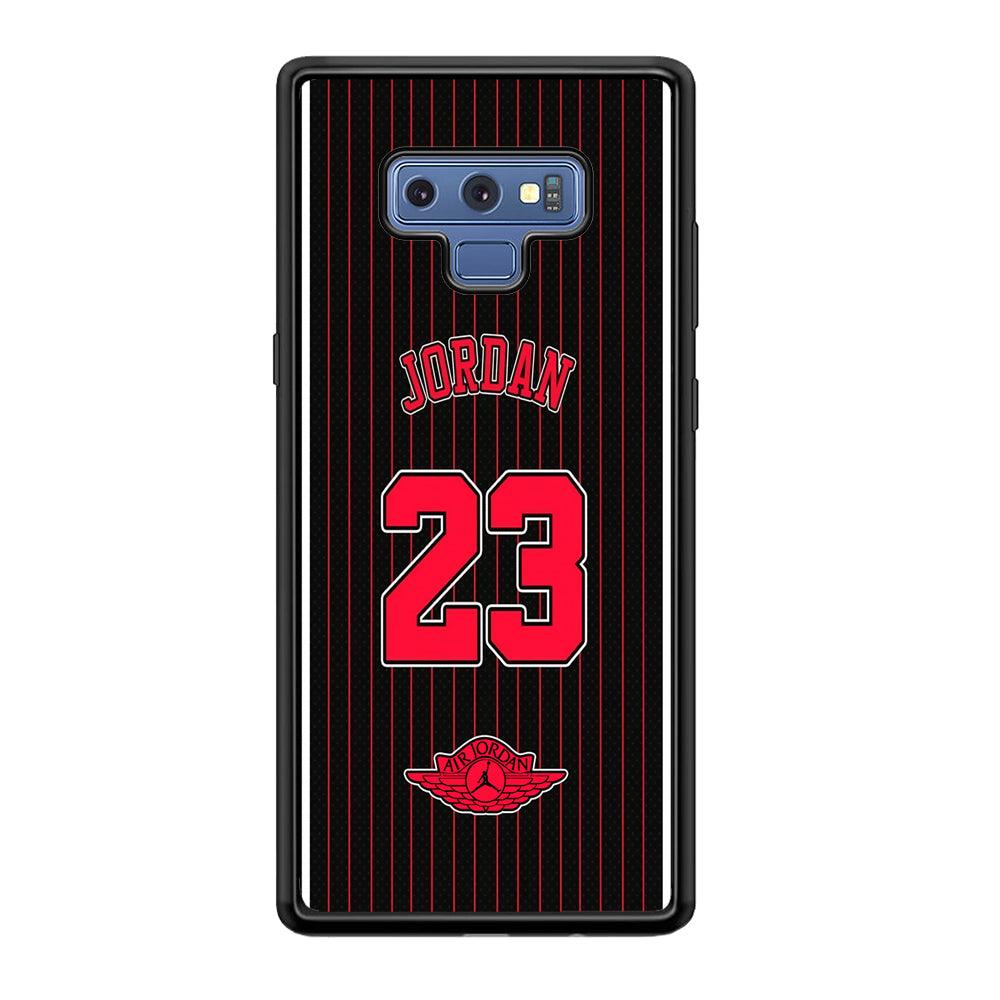 Air Jordan Emblem on Jersey Samsung Galaxy Note 9 Case-Oxvistore