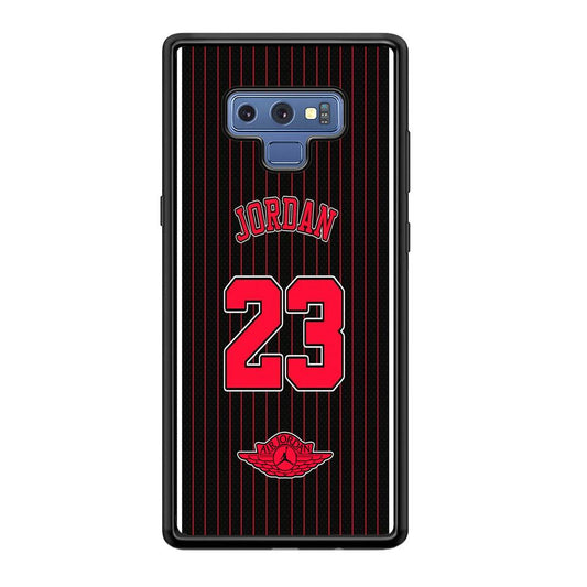 Air Jordan Emblem on Jersey Samsung Galaxy Note 9 Case-Oxvistore