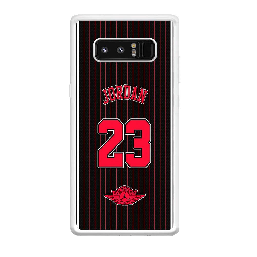 Air Jordan Emblem on Jersey Samsung Galaxy Note 8 Case-Oxvistore