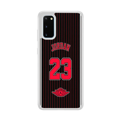 Air Jordan Emblem on Jersey Samsung Galaxy S20 Case-Oxvistore