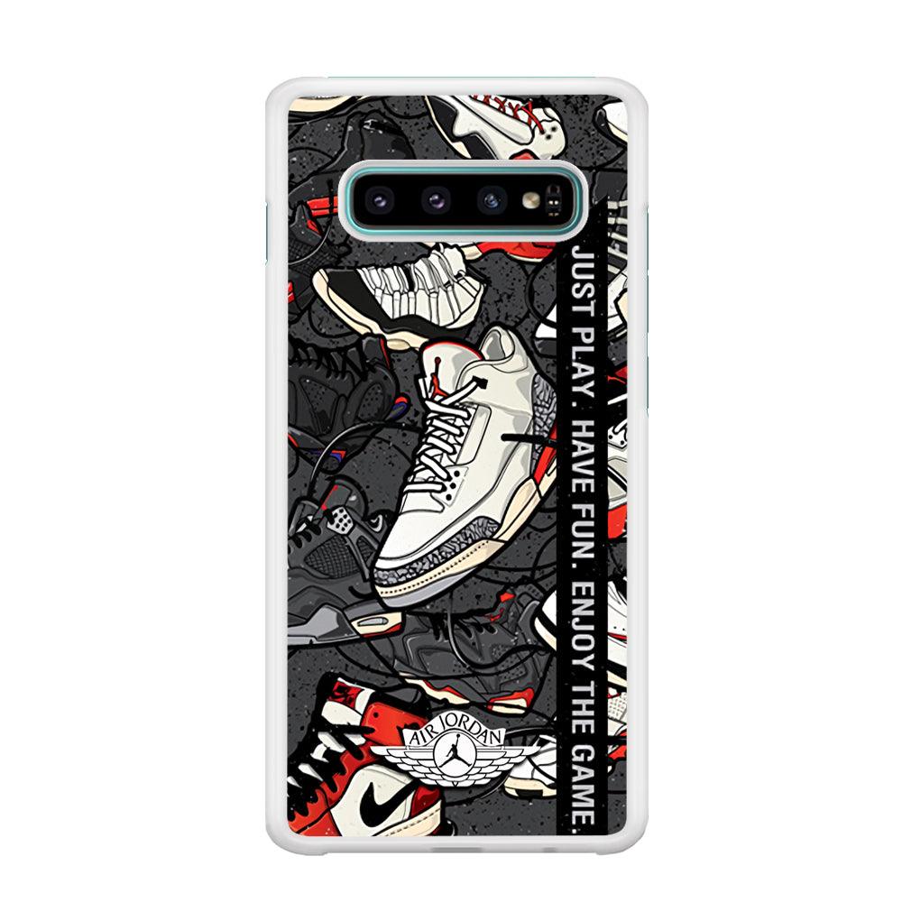 Air Jordan Enjoy The Game Samsung Galaxy S10 Case-Oxvistore