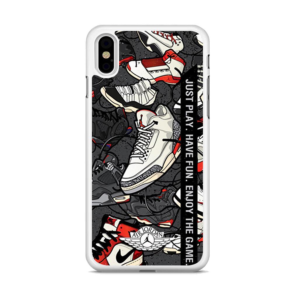 Air Jordan Enjoy The Game iPhone X Case-Oxvistore