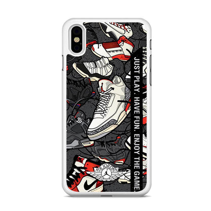 Air Jordan Enjoy The Game iPhone X Case-Oxvistore