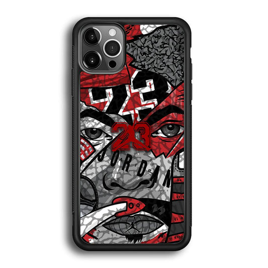 Air Jordan Face Without Mask iPhone 12 Pro Case-Oxvistore