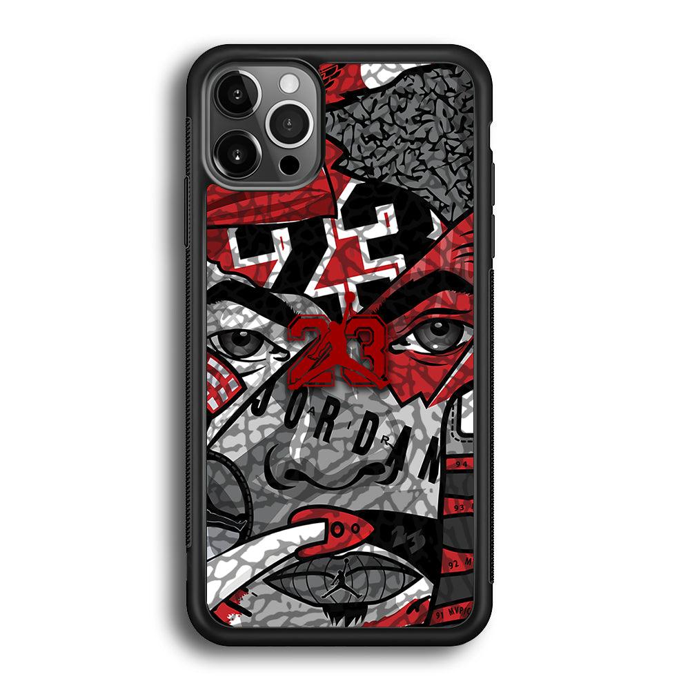 Air Jordan Face Without Mask iPhone 12 Pro Max Case-Oxvistore