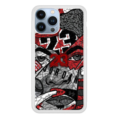 Air Jordan Face Without Mask iPhone 15 Pro Case-Oxvistore