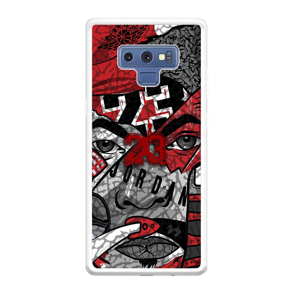 Air Jordan Face Without Mask Samsung Galaxy Note 9 Case-Oxvistore