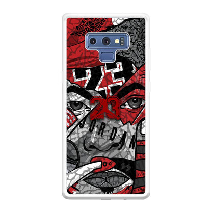 Air Jordan Face Without Mask Samsung Galaxy Note 9 Case-Oxvistore