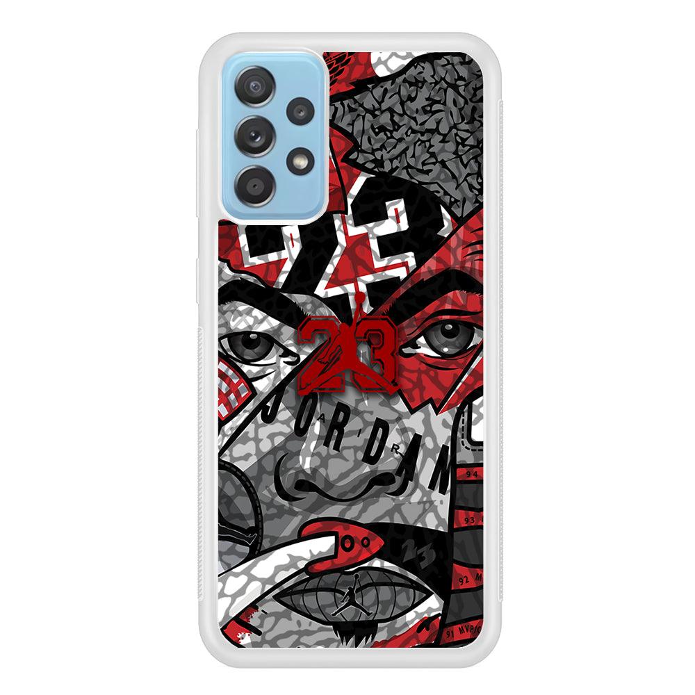 Air Jordan Face Without Mask Samsung Galaxy A52 Case-Oxvistore