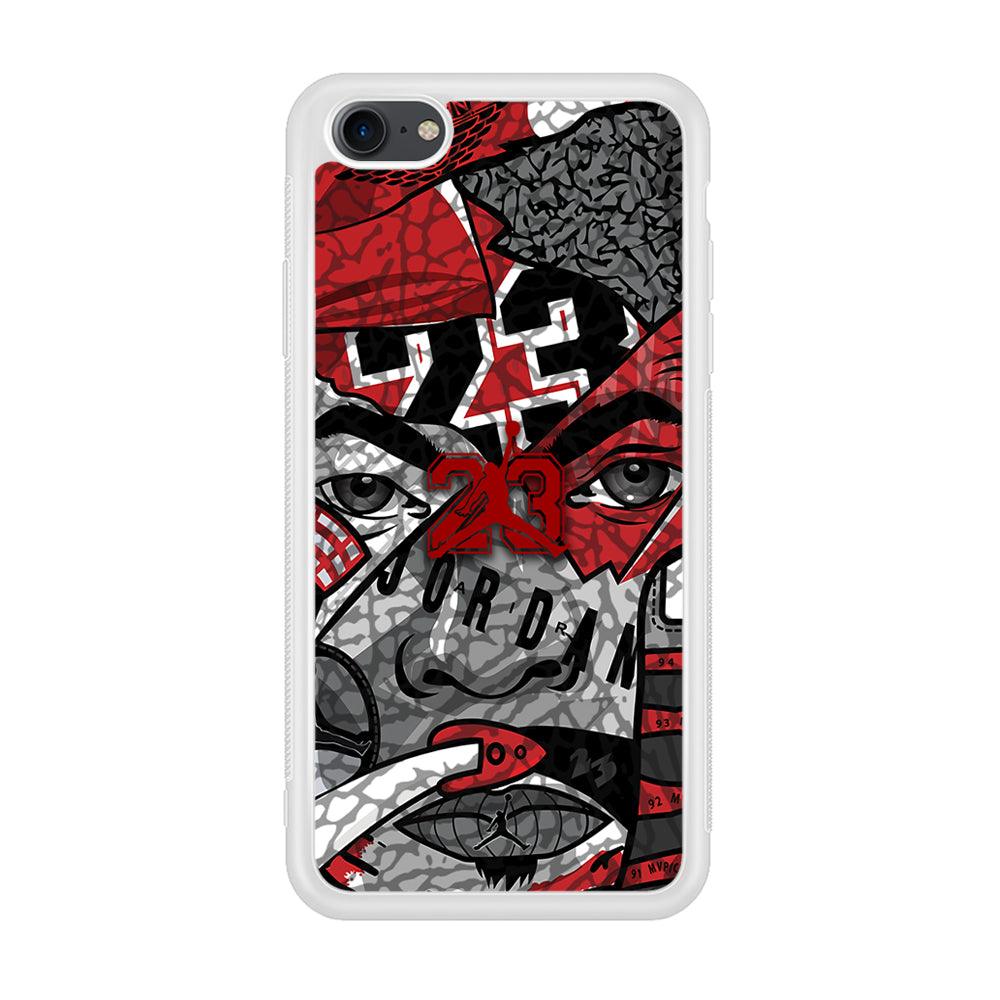 Air Jordan Face Without Mask iPhone 8 Case-Oxvistore