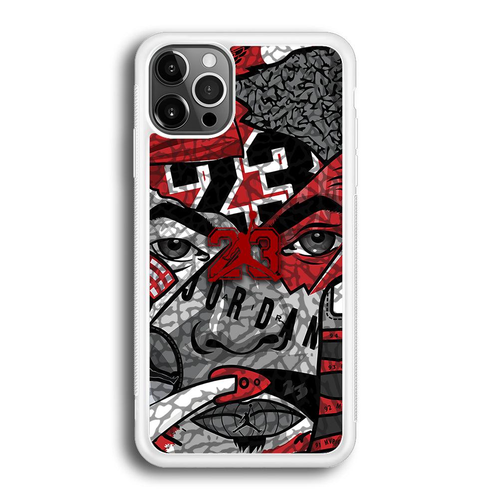 Air Jordan Face Without Mask iPhone 12 Pro Max Case-Oxvistore