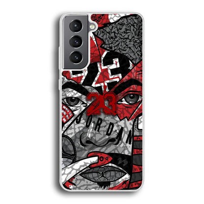 Air Jordan Face Without Mask Samsung Galaxy S21 Case-Oxvistore