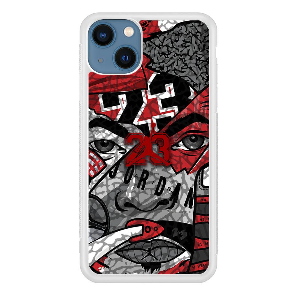 Air Jordan Face Without Mask iPhone 15 Plus Case-Oxvistore