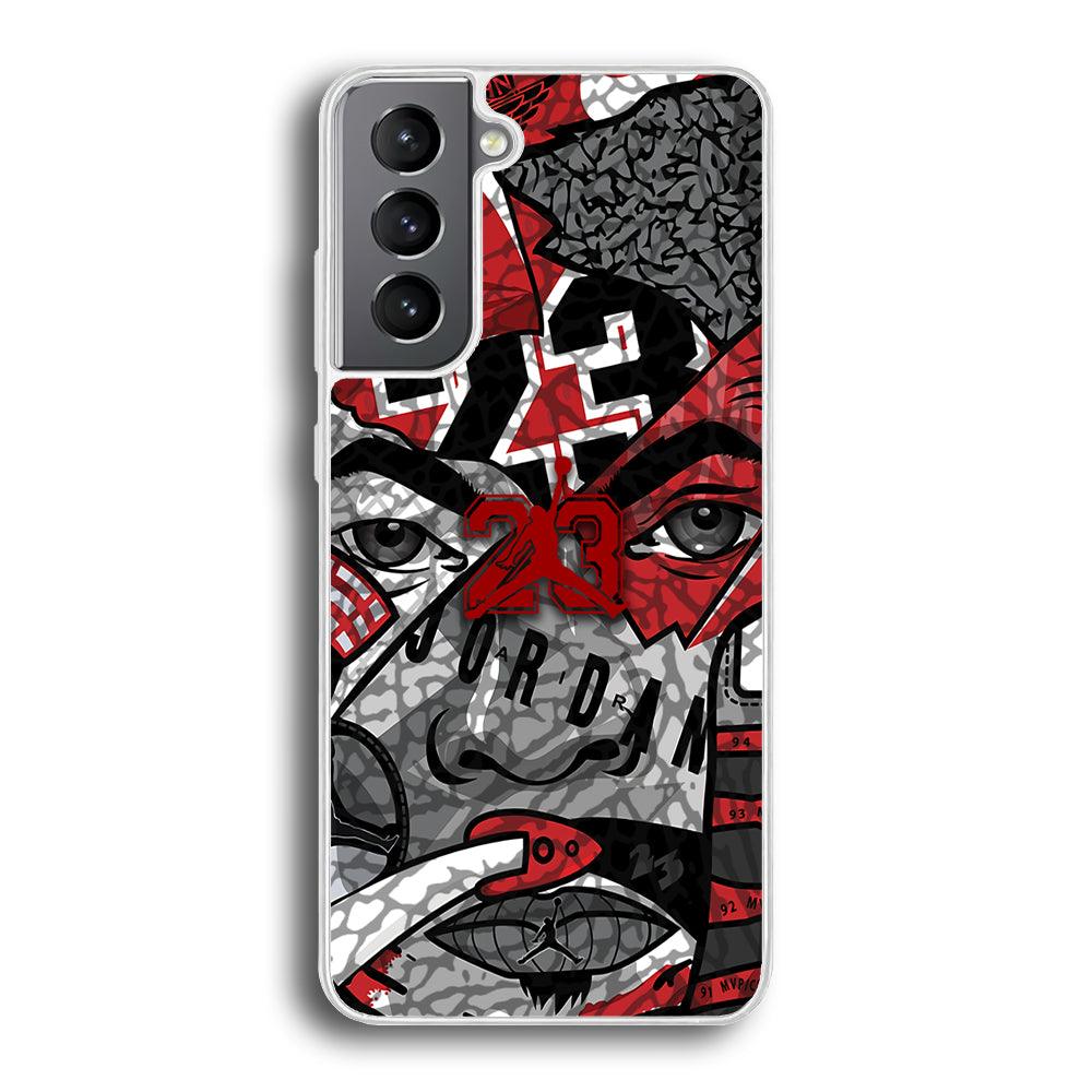 Air Jordan Face Without Mask Samsung Galaxy S21 Plus Case-Oxvistore