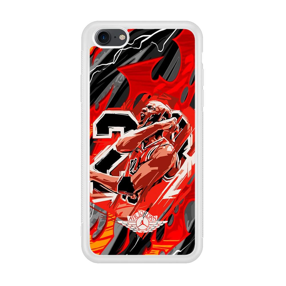 Air Jordan Flaming Spirit iPhone 8 Case-Oxvistore