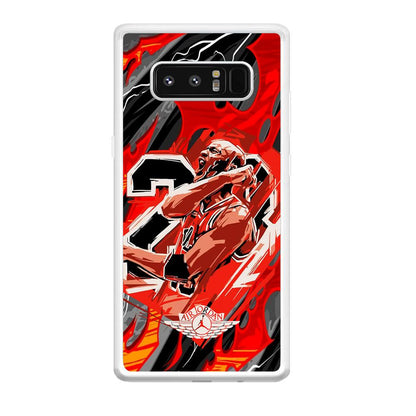 Air Jordan Flaming Spirit Samsung Galaxy Note 8 Case-Oxvistore