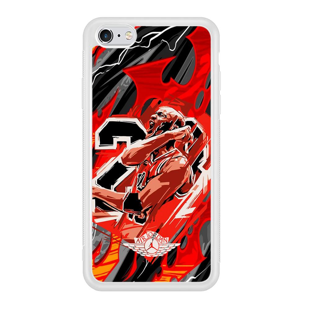 Air Jordan Flaming Spirit iPhone 6 Plus | 6s Plus Case-Oxvistore