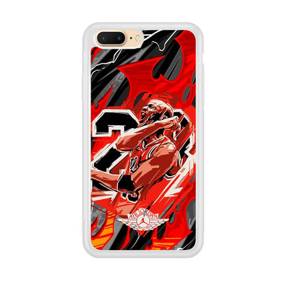 Air Jordan Flaming Spirit iPhone 8 plus Case-Oxvistore