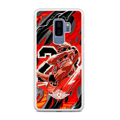 Air Jordan Flaming Spirit Samsung Galaxy S9 Plus Case-Oxvistore