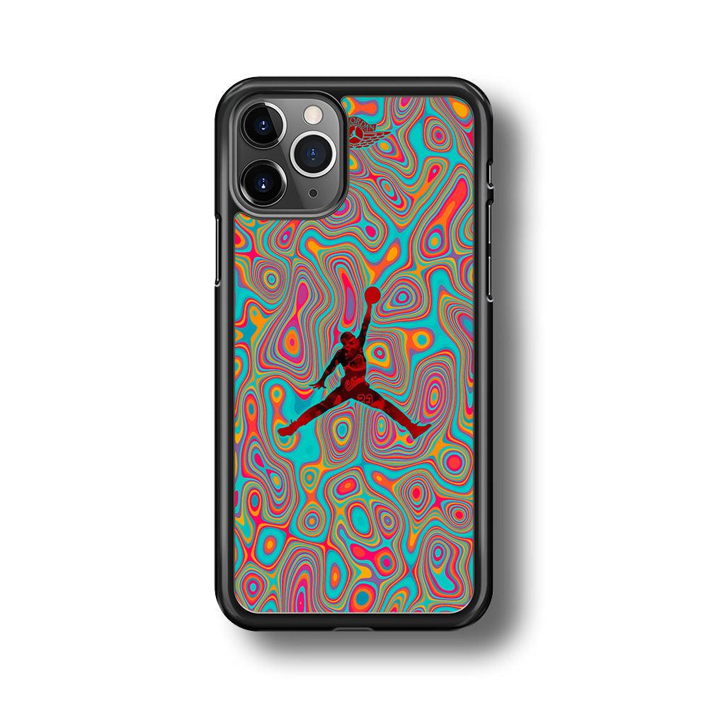 Air Jordan Flux of Balance iPhone 11 Pro Max Case-Rubber Black (2D Case)-Oxvistore