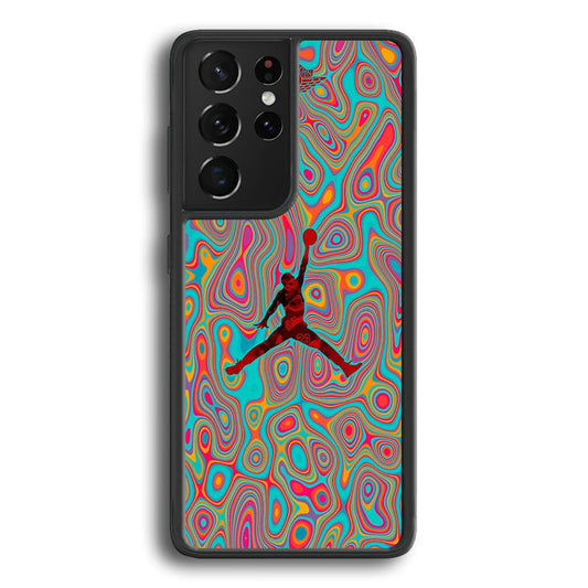 Air Jordan Flux of Balance Samsung Galaxy S23 Ultra Case-Rubber Black (2D Case)-Oxvistore