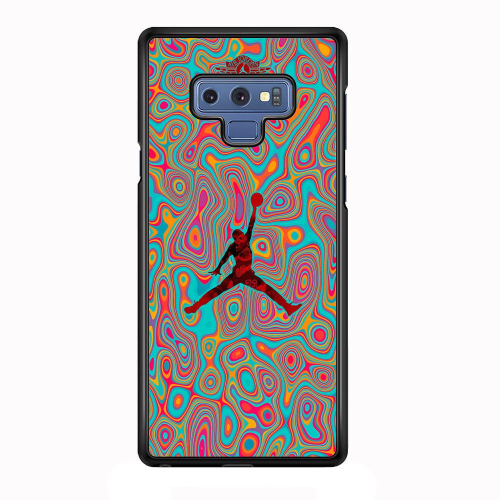 Air Jordan Flux of Balance Samsung Galaxy Note 9 Case-Rubber Black (2D Case)-Oxvistore