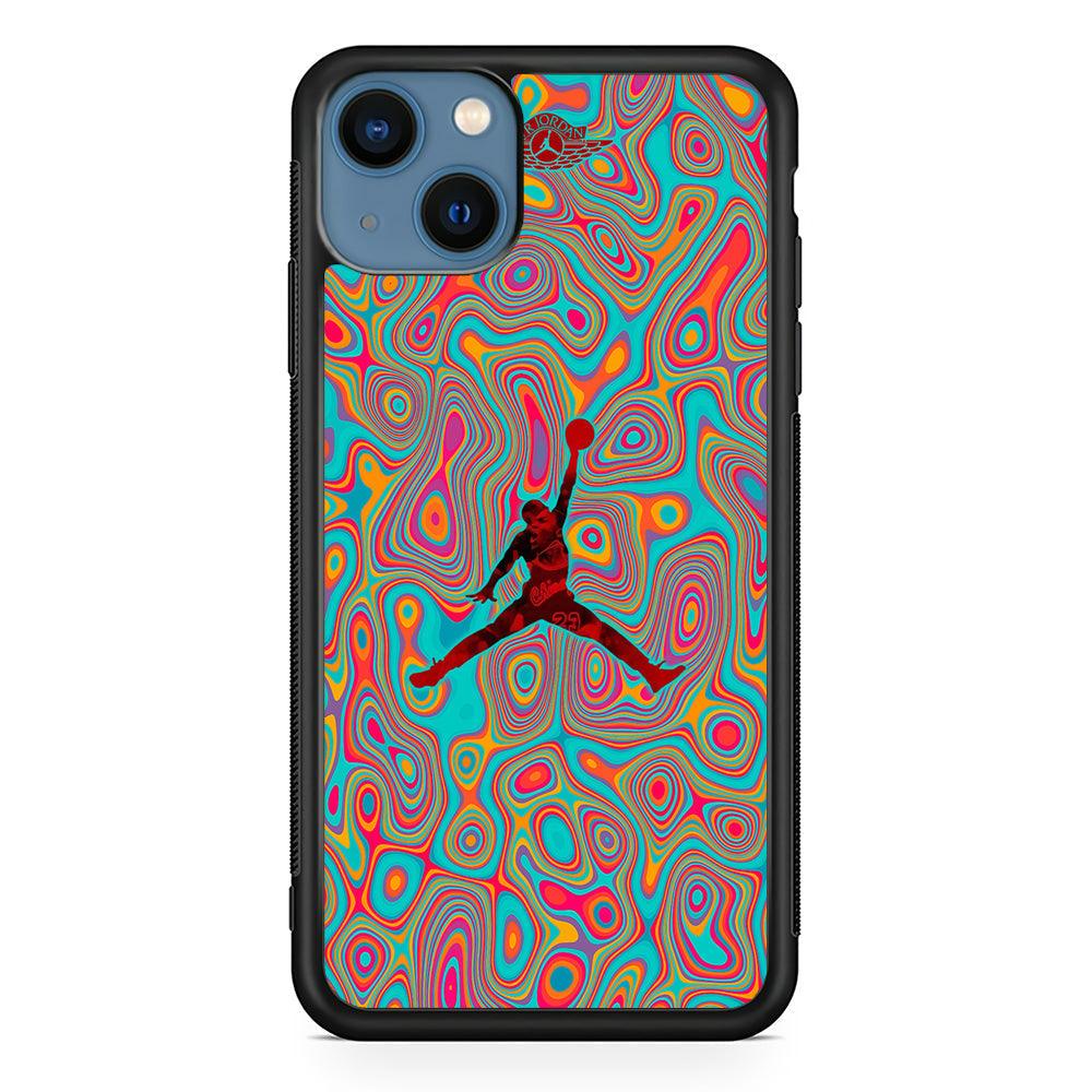 Air Jordan Flux of Balance iPhone 15 Case-Rubber Black (2D Case)-Oxvistore