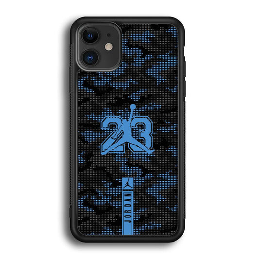 Air Jordan Freckles of Camouflage iPhone 11 Case-Rubber Black (2D Case)-Oxvistore