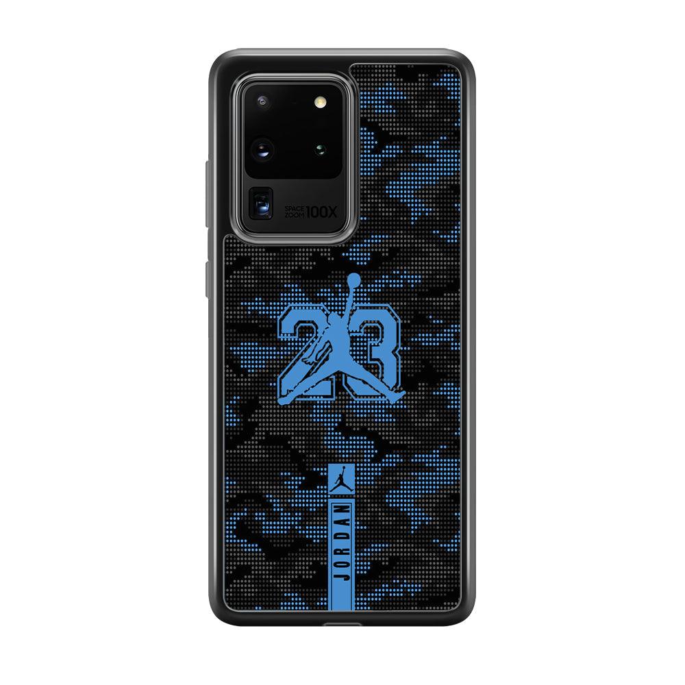 Air Jordan Freckles of Camouflage Samsung Galaxy S20 Ultra Case-Rubber Black (2D Case)-Oxvistore