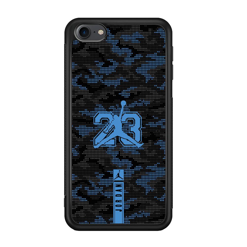 Air Jordan Freckles of Camouflage iPod Touch 6 Case-Rubber Black (2D Case)-Oxvistore