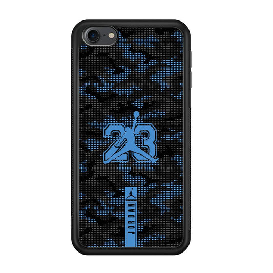 Air Jordan Freckles of Camouflage iPod Touch 6 Case-Rubber Black (2D Case)-Oxvistore