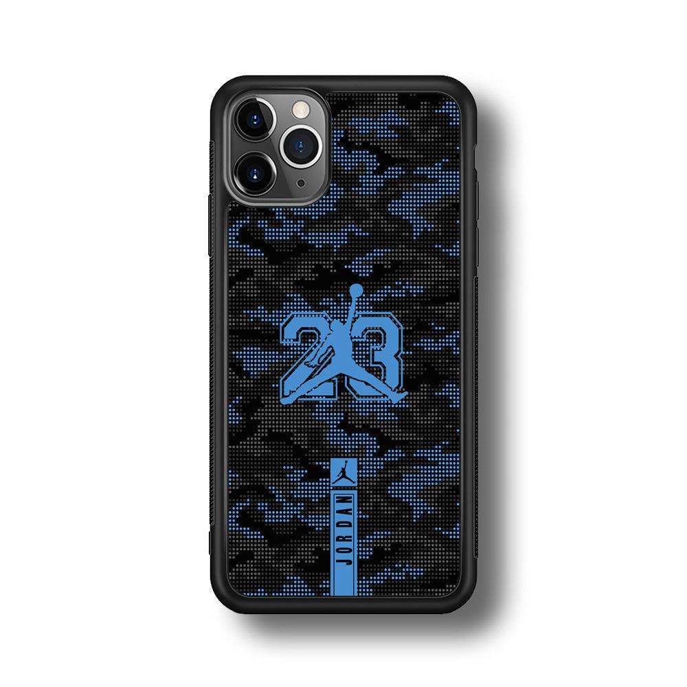 Air Jordan Freckles of Camouflage iPhone 11 Pro Max Case-Rubber Black (2D Case)-Oxvistore