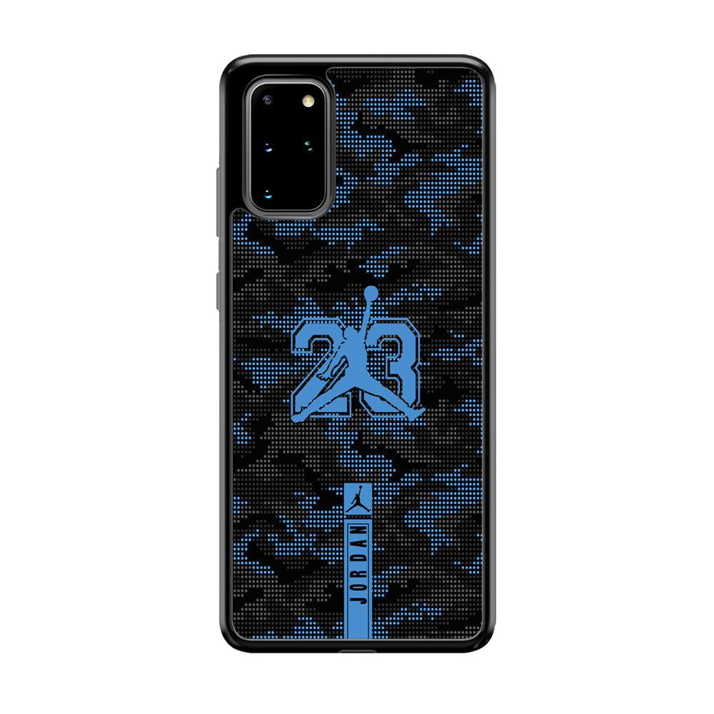 Air Jordan Freckles of Camouflage Samsung Galaxy S20 Plus Case-Rubber Black (2D Case)-Oxvistore