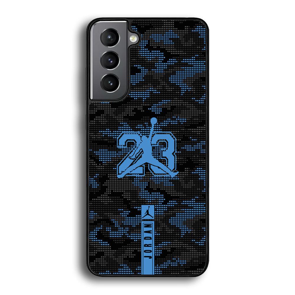 Air Jordan Freckles of Camouflage Samsung Galaxy S23 Plus Case-Rubber Black (2D Case)-Oxvistore