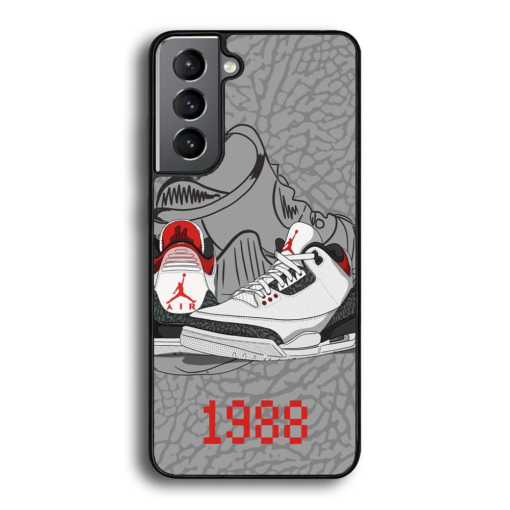Air Jordan From The Past Samsung Galaxy S22 Case-Rubber Black (2D Case)-Oxvistore