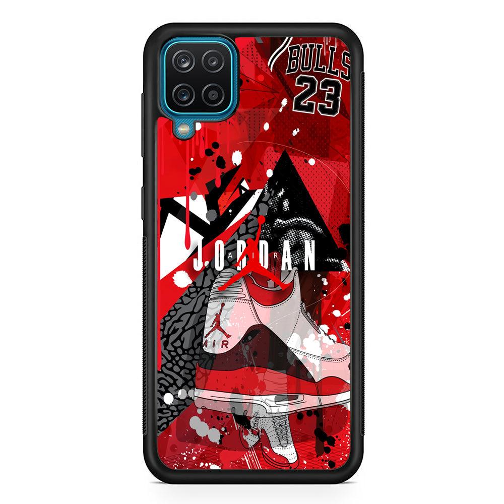 Air Jordan Future Chance Samsung Galaxy A12 Case-Rubber Black (2D Case)-Oxvistore