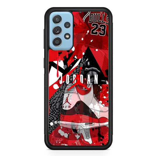 Air Jordan Future Chance Samsung Galaxy A72 Case-Rubber Black (2D Case)-Oxvistore