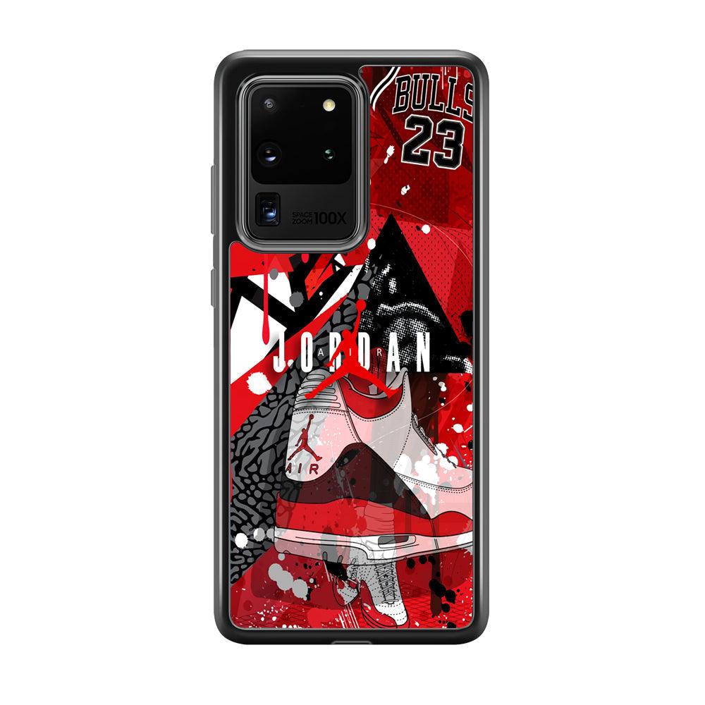 Air Jordan Future Chance Samsung Galaxy S20 Ultra Case-Rubber Black (2D Case)-Oxvistore