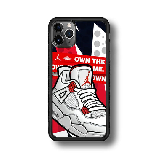 Air Jordan Game is Coming iPhone 11 Pro Max Case-Rubber Black (2D Case)-Oxvistore