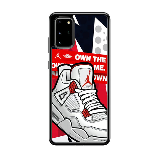 Air Jordan Game is Coming Samsung Galaxy S20 Plus Case-Rubber Black (2D Case)-Oxvistore