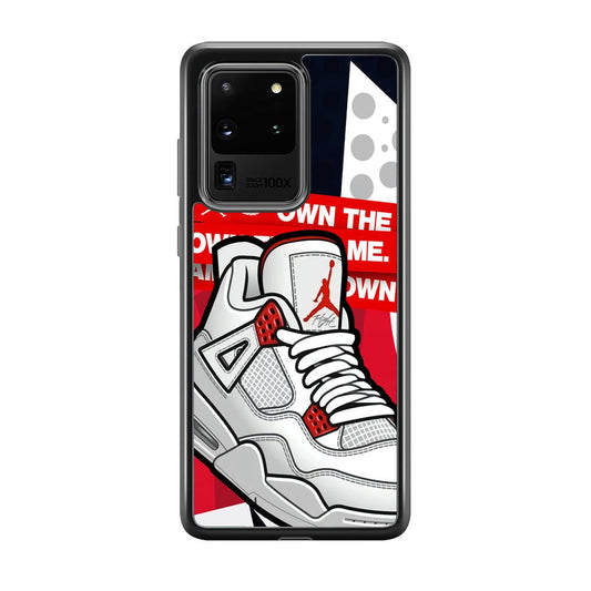 Air Jordan Game is Coming Samsung Galaxy S20 Ultra Case-Rubber Black (2D Case)-Oxvistore