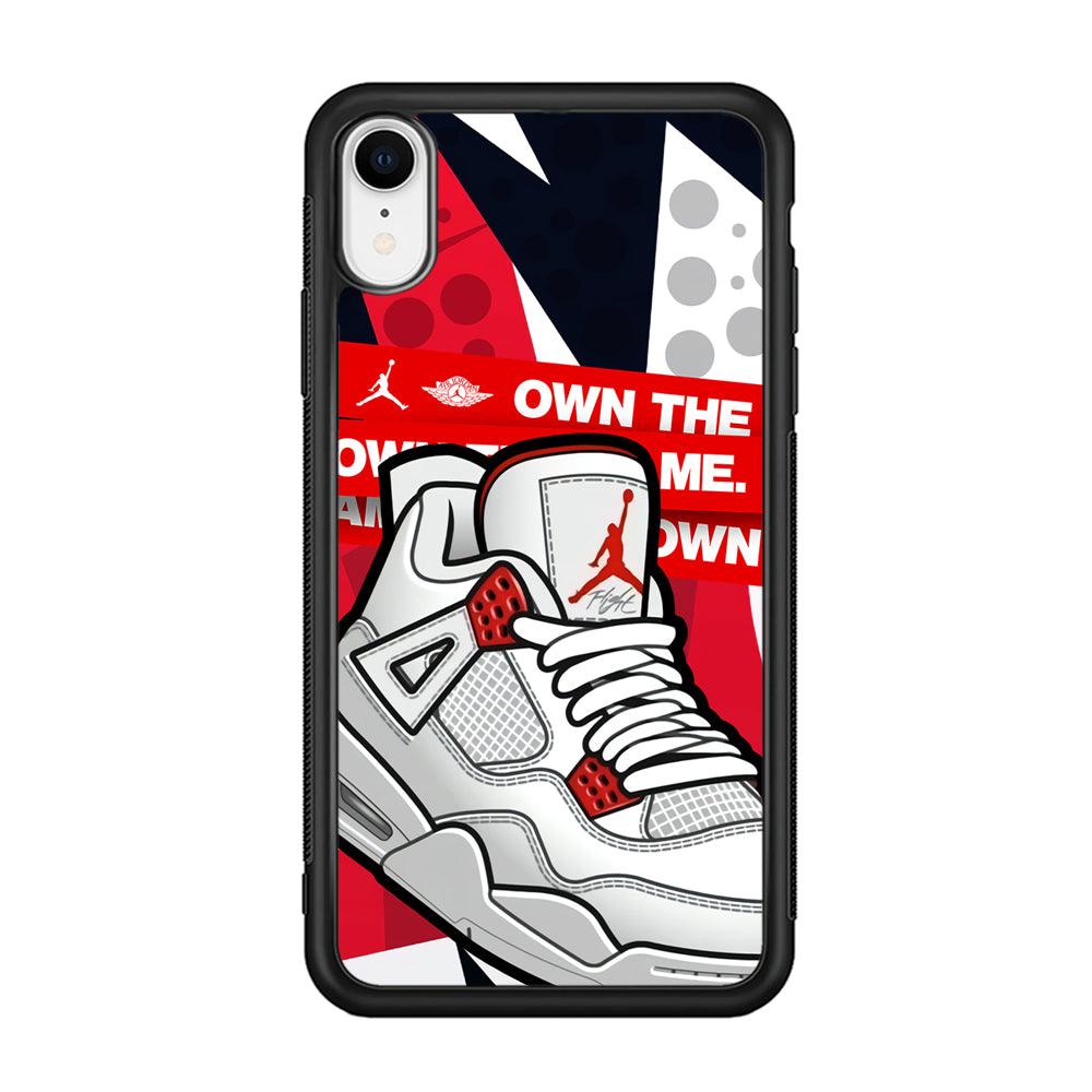 Air Jordan Game is Coming iPhone XR Case-Rubber Black (2D Case)-Oxvistore