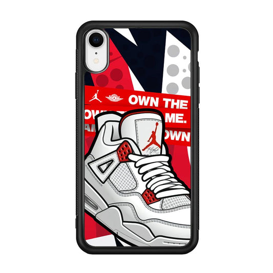 Air Jordan Game is Coming iPhone XR Case-Rubber Black (2D Case)-Oxvistore