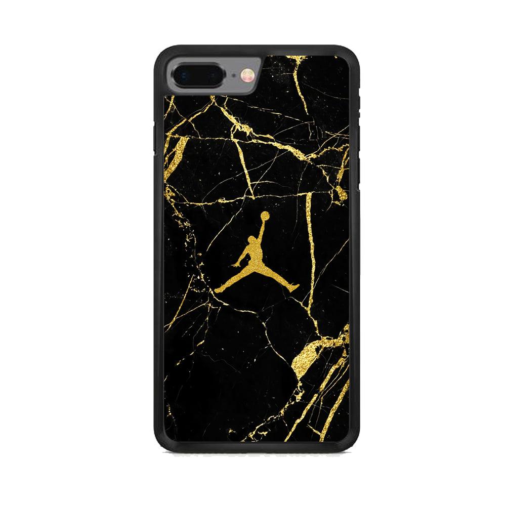 Air Jordan Golden Root Marble iPhone 8 Plus Case-Oxvistore