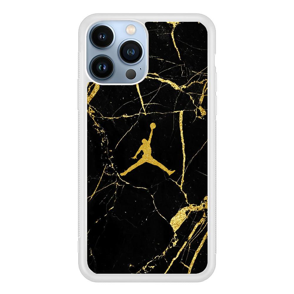 Air Jordan Golden Root Marble iPhone 15 Pro Max Case-Oxvistore